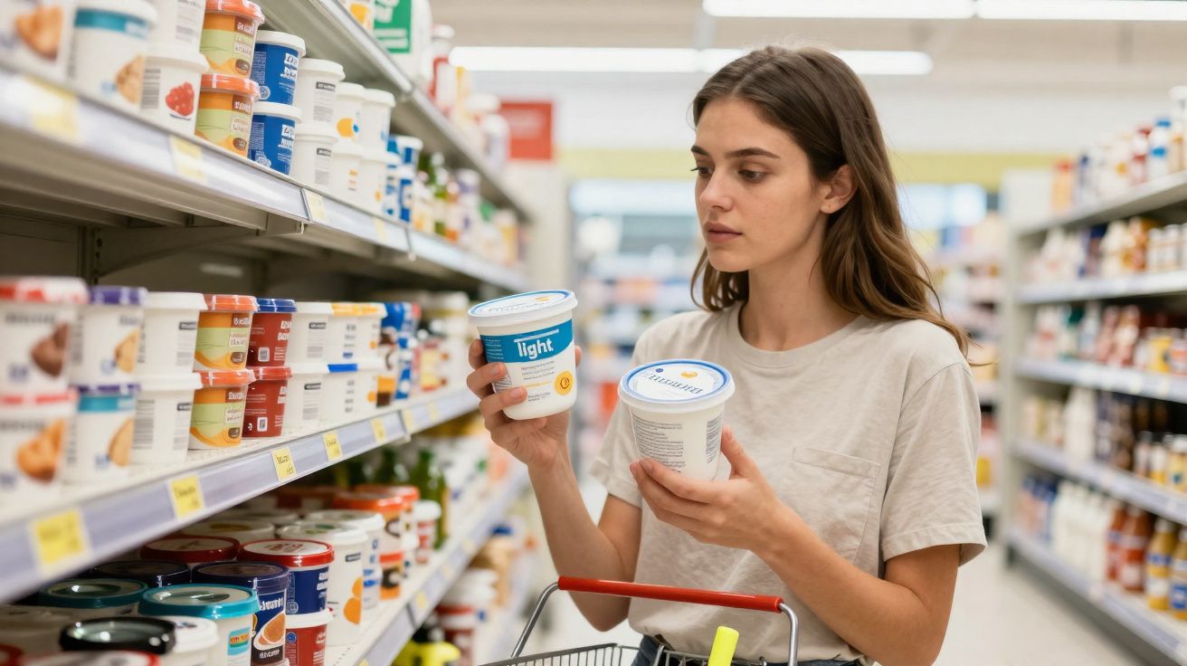 Depois de ver o rótulo: Porque deixei os meus iogurtes magros na prateleira
